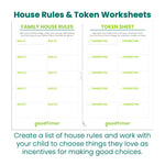 Goodtimer House Rules and Token Worksheets